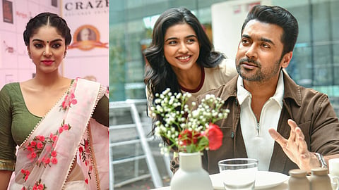 Sanam Shetty questions lack of Mamitha Baiju's name in Vishwanath and Sons poster