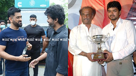 Vijay at 52: 8 unseen photos of the actor-chief minister with Rajinikanth, Trisha Dhoni, and more