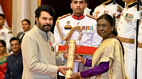 Mammootty on receiving Padma Bhusan: 'This is a reflection of a 5 decade long journey that wouldn't exist without you, my incredible audience'