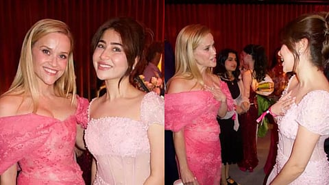 The Kerala Story 2 actor Aditi Bhatia meets Reese Witherspoon at Elle event
