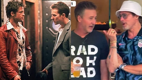 FIFA World Cup: Brad Pitt and Edward Norton's reunion fuels Fight Club memes and sequel speculation