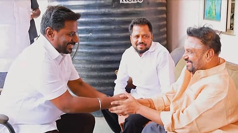 TVK Minister Rajmohan helps Bava Lakshmanan with stay at MLA hostel 
