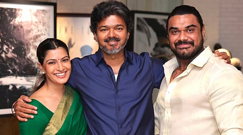 Varalaxmi Sarathkumar pens note on meeting TN CM Vijay with husband; see photos