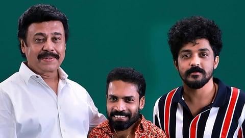 Vinayan, Guinness Pakru, Sagar Surya (L-R)