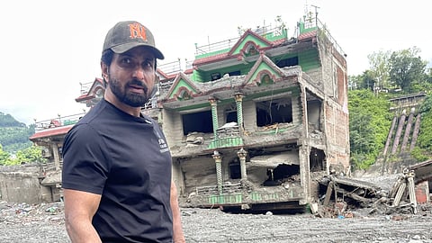 Sonu Sood visits flood-hit area in Nepal
