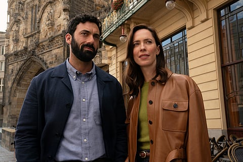 The Secret of Secrets adaptation, starring Morgan Spector and Rebecca Hall, goes on floors