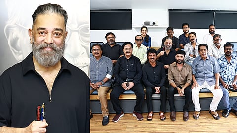 Kamal Haasan meets with South Indian Film Writers' Association
