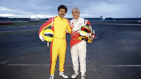 Vijay-Ajith Kumar reunion at Silverstone Racing Circuit excites GV Prakash and their fans