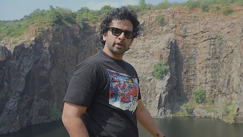 Ashok Selvan drops BTS clip of his daring dive from 70 feet for Anbil Avan