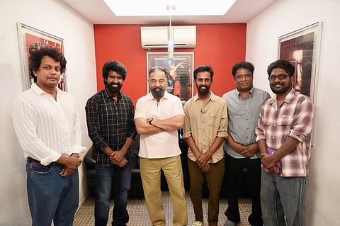 Kamal Haasan appreciates Mandaadi team, including Soori and Suhas