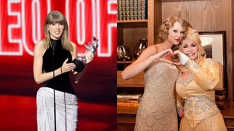 Taylor Swift’s big VMA night ends with heartfelt Dolly Parton tribute