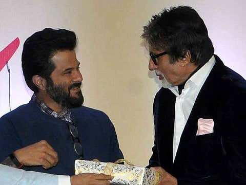 Anil Kapoor as Amitabh Bachchan's father?