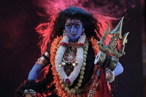 Kali avatar for Radhika Kumaraswamy in Bhairadevi