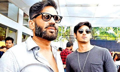 Suniel Shetty advises son Ahan to be a producer's actor 