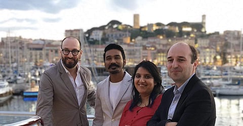Dhanush is in Cannes