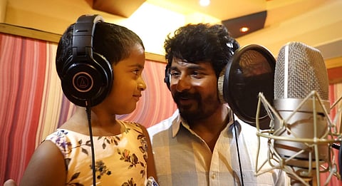 Sivakarthikeyan and daughter Aaradhanaa sing for Kanaa 