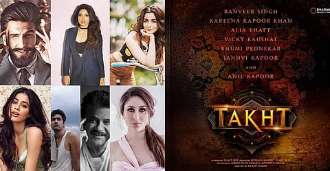 Ranveer Singh, Kareena Kapoor Khan, Alia Bhatt and Anil Kapoor unite for Takht