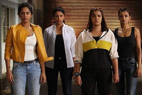 Varalaxmi's Kannitheevu to feature four exciting action sequences