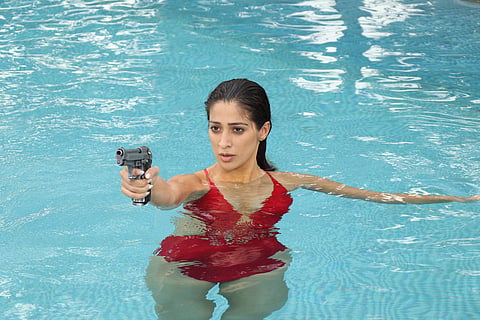 Thriller Manju choreographs an underwater stunt sequence for Raai Laxmi's Jhansi