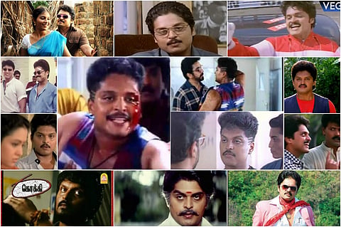 Karan started his career as child actor under the name Master Raghu, working in more than 70 films in Malayalam and Tamil. In 1990, he made his Tamil debut as an adult in Annamalai