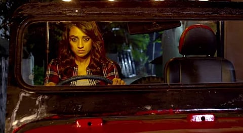 Garjanai: 25 action-packed frames featuring Trisha that hint at one hell of a road trip