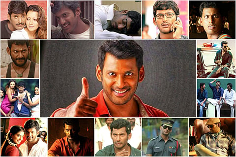 From Chellame's Raghunandan to Ayogya's Karnan, Vishal has had one roller-coaster of a career so far. Wishing him a very happy birthday, we look at some of the landmark films of his career