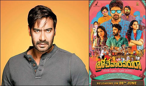  Ajay Devgn to produce Hindi remake of Brochevarevarura
