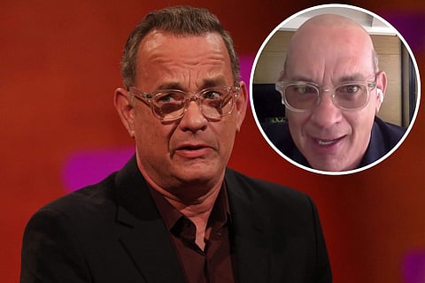 Tom Hanks reveals new look for his upcoming untitled Elvis Presley film