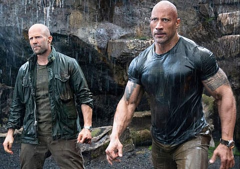 A still from Hobbs & Shaw