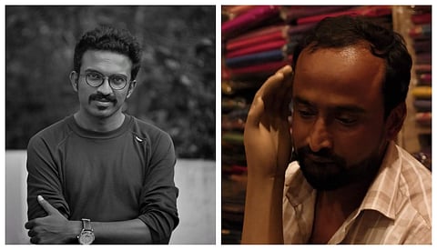 Arun Karthick and A still from Nasir
