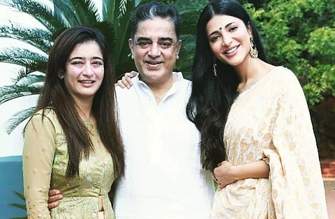 Akshara, Kamal, and Shruti Haasan