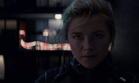 A still of Florence Pugh in Disney Plus show Hawkeye