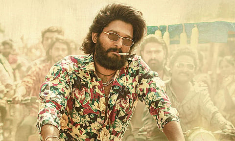 A promo still of Allu Arjun