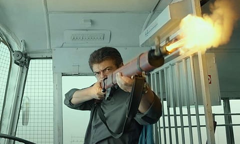 A still of Ajith in Valimai