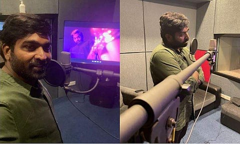 Vijay Sethupathi dubbing for Kaathu Vaakula Rendu Kaadhal