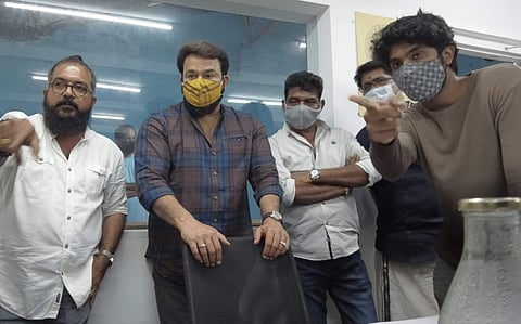 Mohanlal begins work on Barroz