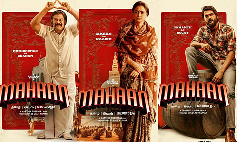 Mahaan character posters
