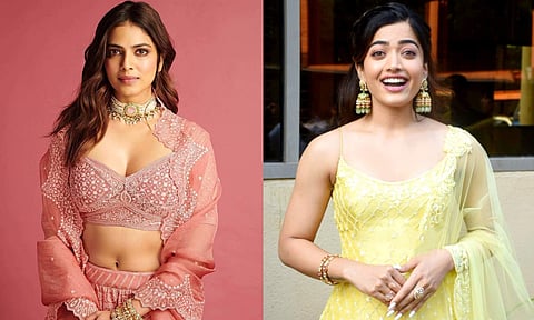 Malavika Mohanan and Rashmika Mandanna