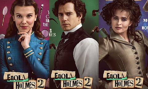 Character posters from Enola Holmes 2 out 