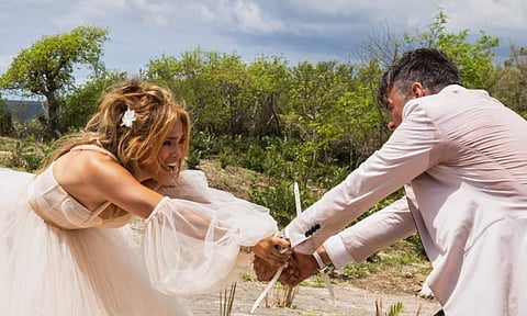 Trailer releases for Shotgun Wedding starring Jennifer Lopez and Josh Duhamel