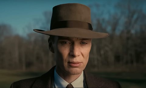 Still from Oppenheimer trailer