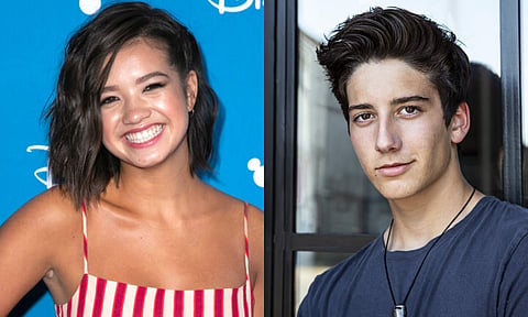 Peyton Elizabeth Lee and Milo Menheim