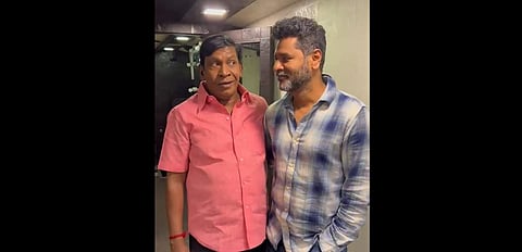 Vadivelu 'sings in the rain' with Prabhudheva