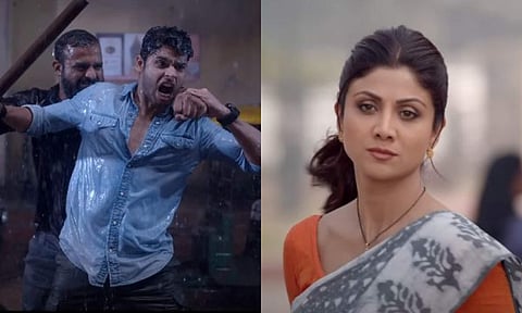 Shots from Nikamma trailer