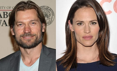 Nikolaj Coster-Waldau and Jennifer Garner