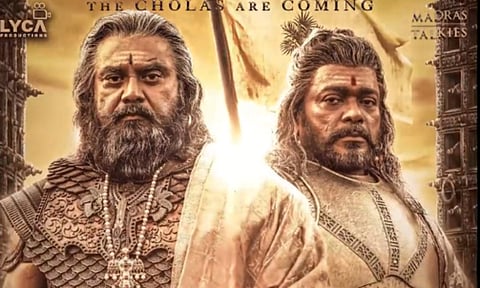 Sarath Kumar and Parthiban's looks from Ponniyin Selvan out