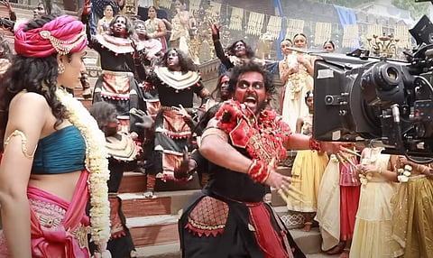 BTS video of Ratchasa Maamaney song from Ponniyin Selvan out