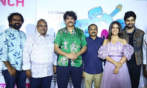 Nagarjuna unveils the trailer of Popcorn 