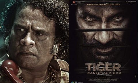 Hareesh Peradi's character poster from Tiger Nageswara Rao out 