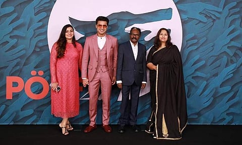 Tovino attends Adrishya Jalakangal premiere at Tallinn Black Nights Film Festival